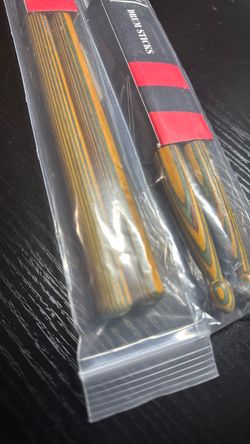 Multicolor Laminated Wood Drum Sticks