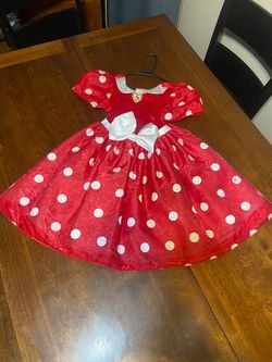 Child Minnie, mouse dress with ears