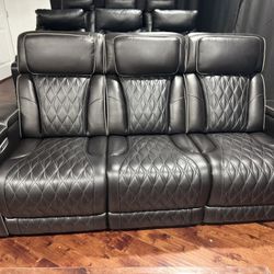 Luxury Reclining Sofa Set