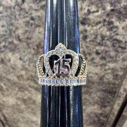 14k Quince Años Ring 15 Años Size 7