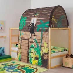Toddler Bed With Canopy And Mattess