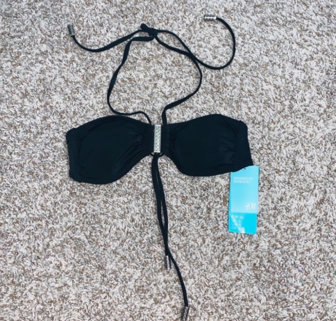 Black Bikini Top NEW