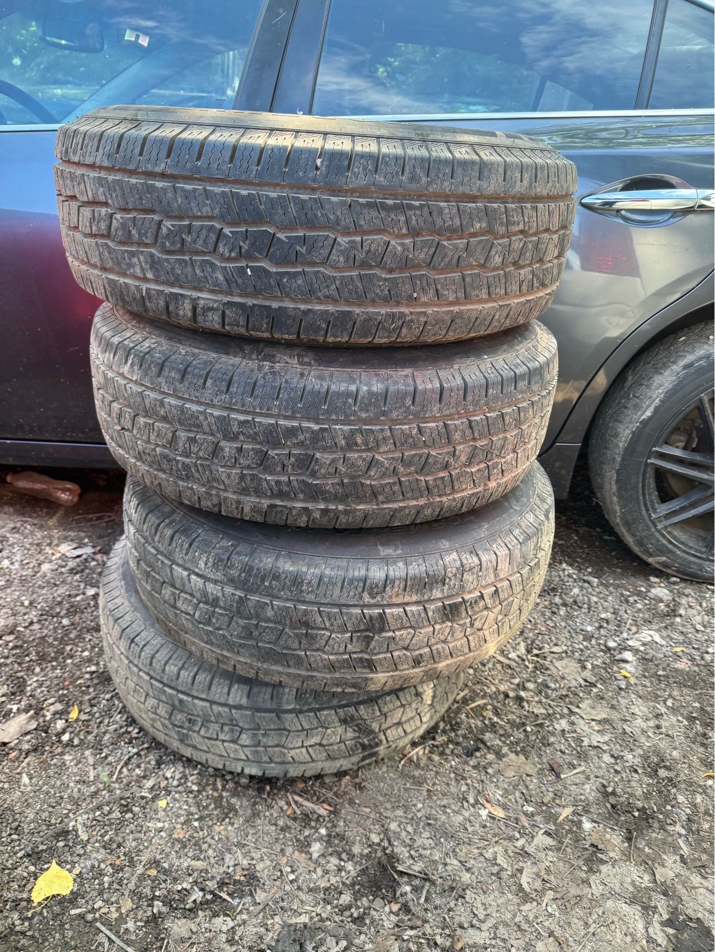 Set Of All Season Tires and Wheels 5 lug 235/75R15