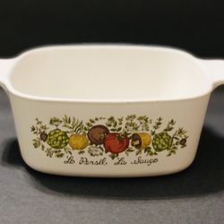 Vintage Corning Ware Spice of Life Le Persil La Sauge 1970’s Casserole Dish