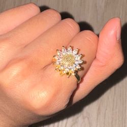 Fidget spinning rings