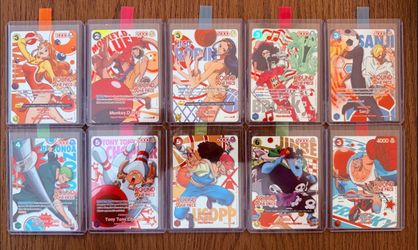 One piece TCG Round 1 Promo Full Game English Set. IN HAND