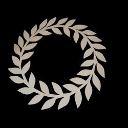 DIY Wood Decor, Large Wreath 16 In