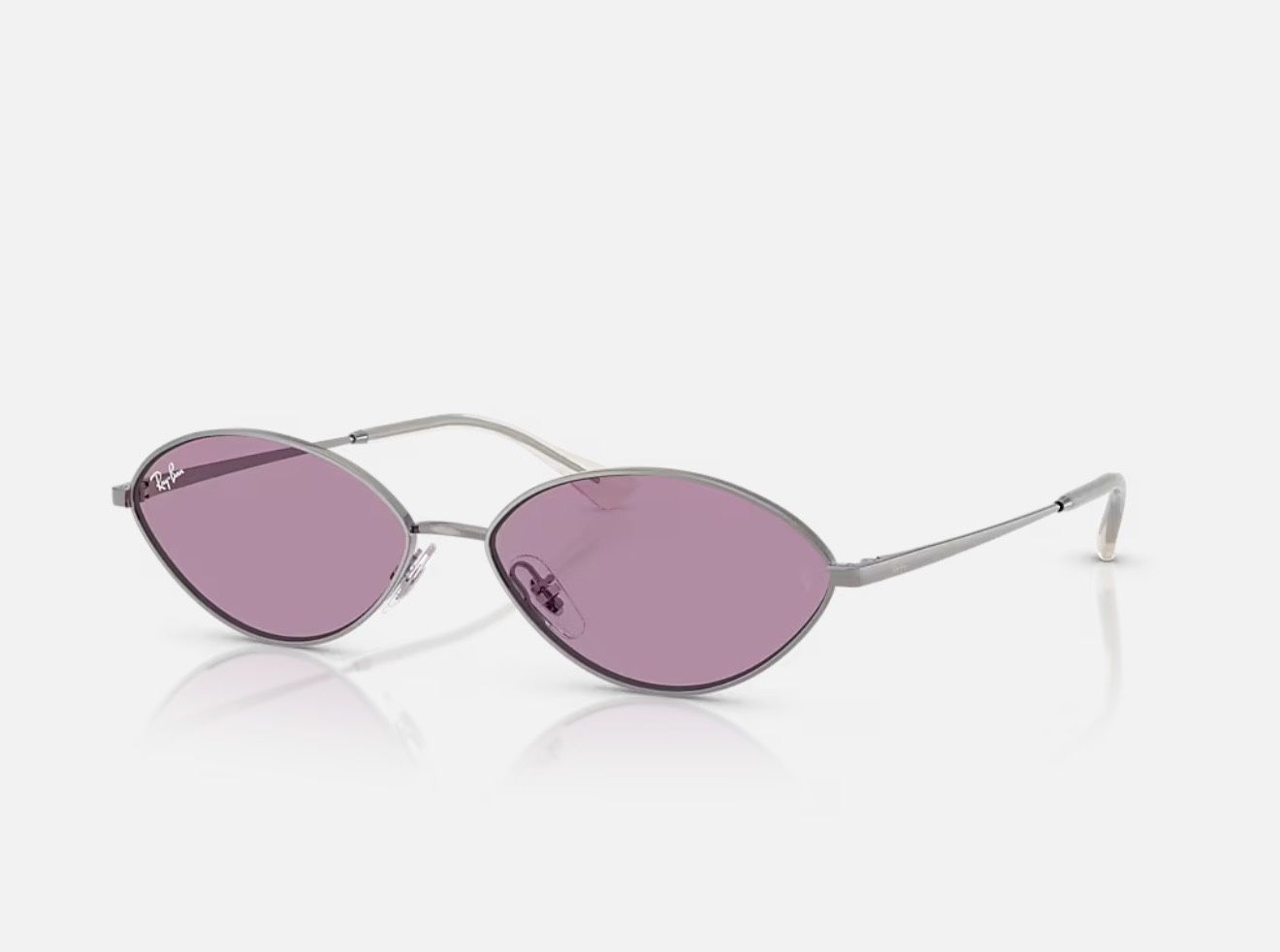 Ray-Ban RB3757 Kai Bio-Based NWT Silver Base Lenses Violet
