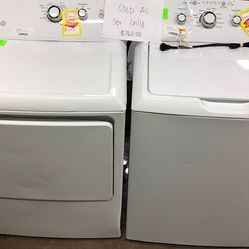 GE Washer/Dryer Set with Agitator