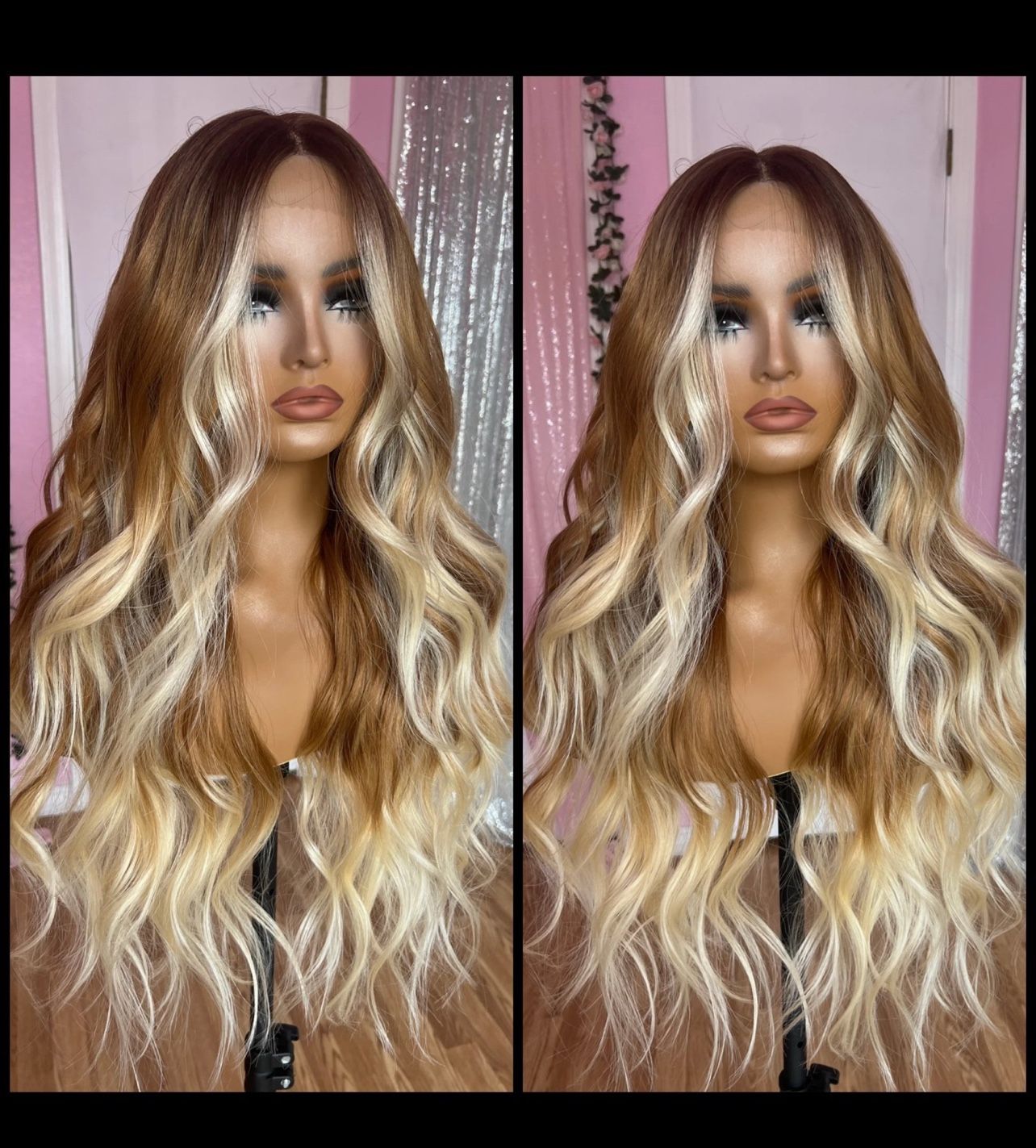 Human Hair Blended Lace Front Wig