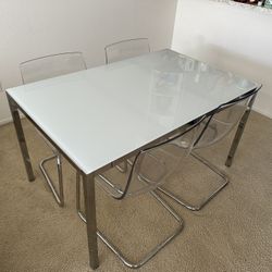 IKEA Torsby Table & Tobias Chairs (4)