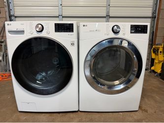 LG THINQ WASHER AND ELECTRIC LG DRYER EXCELLENT CONDITIONS