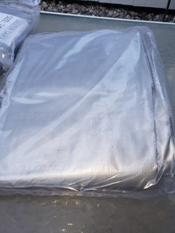 Heavy Duty Silver Tarp 24×24
