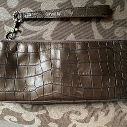 Leather Clutch Purse (Donald J Pliner)