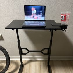 Small Standing Desk with Wheels