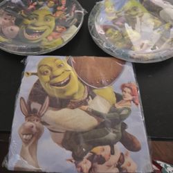 Shrek Birthday Party Set Napkins Plates 