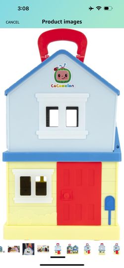 CoComelon Deluxe Family House Playset with Music and Sounds - Includes JJ, Shark Potty, High Chair