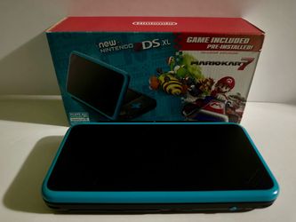 New Nintendo 2DS XL Teal/Black with Box