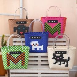 Fashionable hand-woven bags