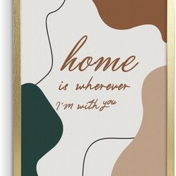 Inspirational canvas wall decor 12x16 inches