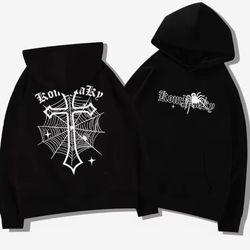 Black Cross Hoodie