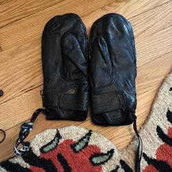 Leather Ski Gloves