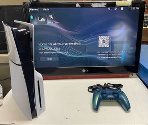 Sony Ps5 Slim Disc w/Controller