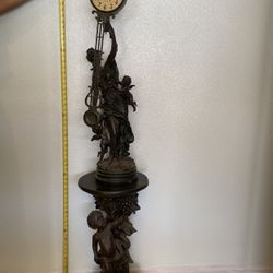 Antique Italian Style Clock/statue