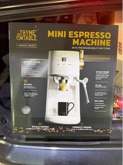Thyme &  table mini espresso  machine