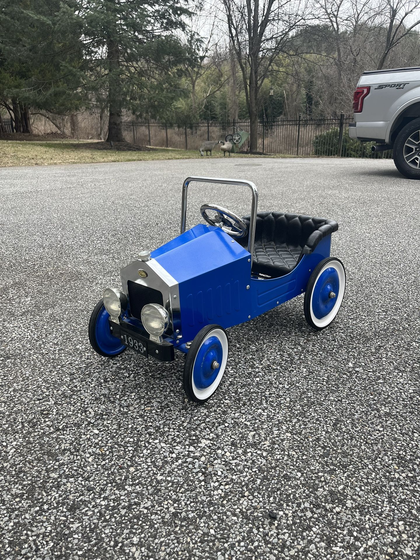 Pedal Car from 1980s - Dexton Classic 1933 - Deep Blue - A Real Beauty!!
