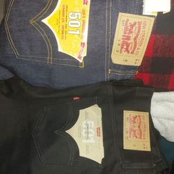 Two New Levi's 501s
