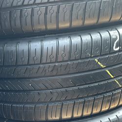 Set Of Tires (4) 225-50-17 Michelin Pilot Sport All Season
