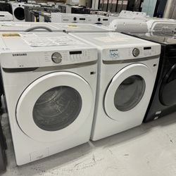 New Washer Dryer Set Smart 1 Year Warranty 