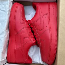 Nike Air Force 1 Low ’07 LV8 “Triple Red” — Size 11 (Never Worn) NO TRADE