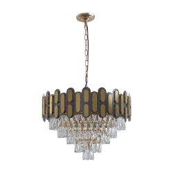 Afoxsos chandelier 8 -Light Multiple colors Modern/contemporary Crystal For Use in Bedrooms, Dining Rooms, Foyers, Kitchens, Living Rooms Chandelier