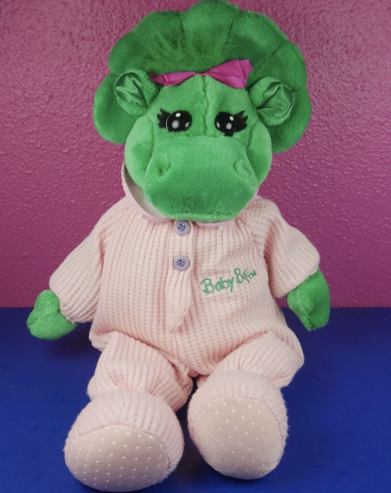 Vintage baby bop doll with nightgown in great condition Barney toy