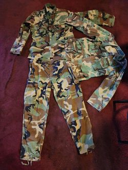 Authentic Army Jacket And Pants Set