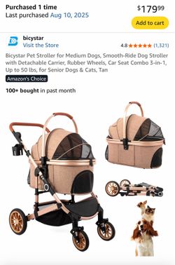 Brand new dog stroller
