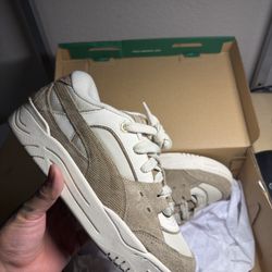 USED - Puma 180 Corduroy Sneakers – Alpine Snow/Chocolate – Men’s 10 / Women’s 11.5