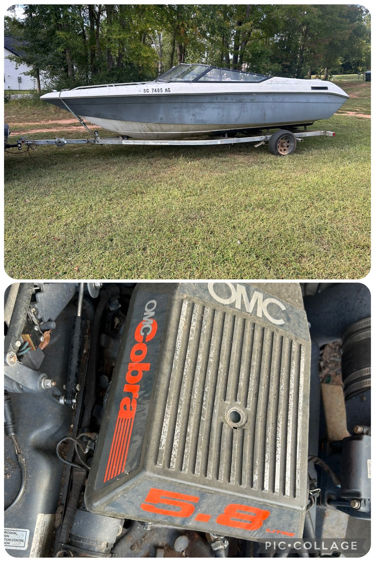 Corsair 205 SL Boat / Read Below ⬇️ 351 Omc cobra engine and outdrive.