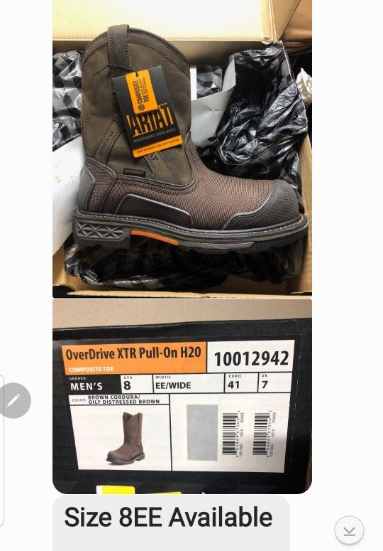 BRAND NAME MENS WORK BOOTS BRAND NEW