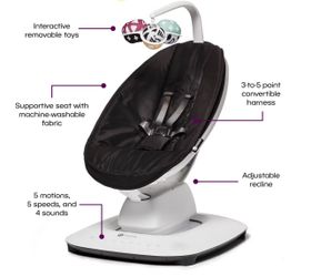 MamaRoo Multi-Motion Baby Swing (black)