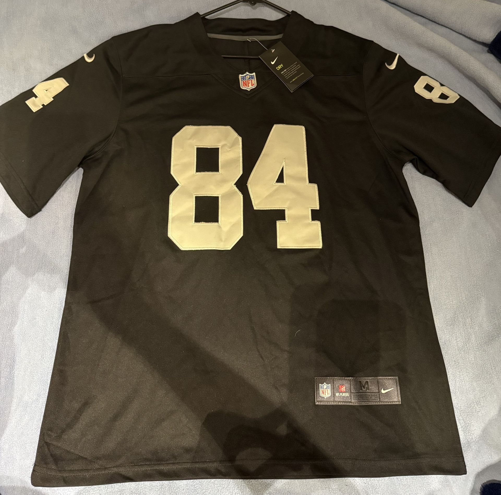 NWT NIKE MEN'S Oakland Raiders Brown Limited Jersey #84 SIZE MEDIUM 