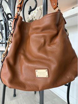 Michael Kors Big Valley leather bag with matching wallet