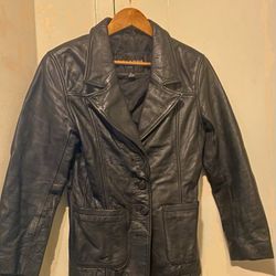 Wilson’s Black Leather Jacket-Women’s Small