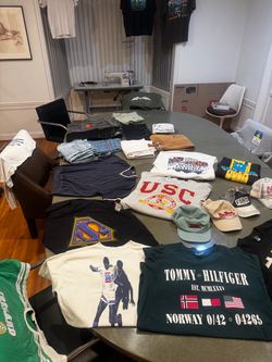 Old clothes and t shirts pants