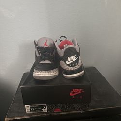 Jordan 3 Black cement size 11