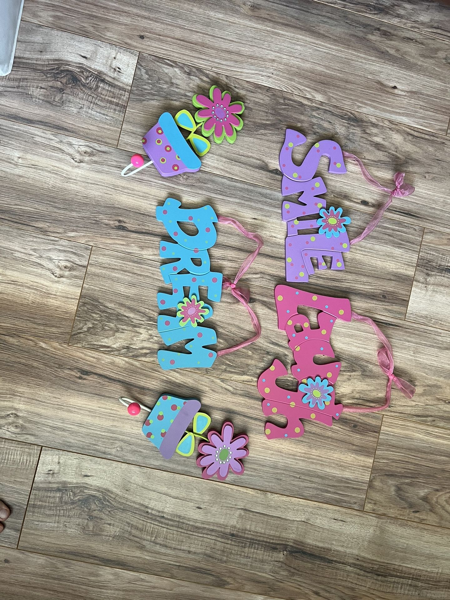Signs And Hooks For Girls Room