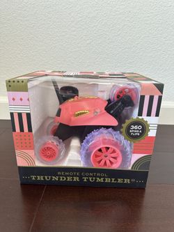 F.A.O. Schwarz remote control car Thunder Tumbler Pink