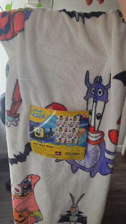 SpongeBob Halloween blanket